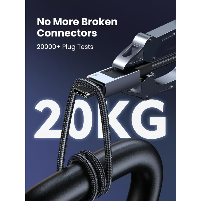 Ugreen USB-C na USB-C polnilni kabel 100W, 3M