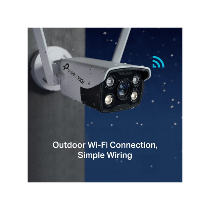 TP-LINK VIGI 4MP zunanja Full-Color Wi-Fi Bullet mrežna kamera (do 2560 × 1440 H.265+ 30fps)