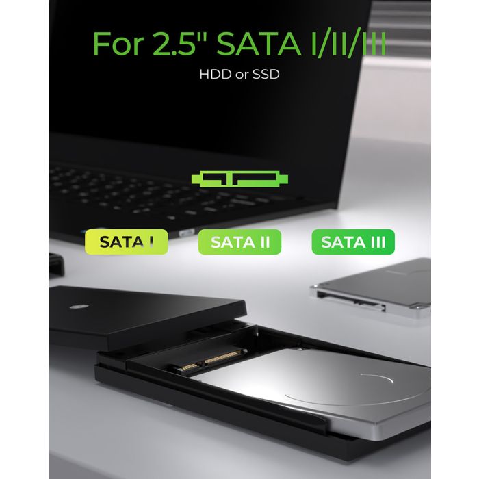 IcyBox IB-200T-C3  USB-C 3.2 ohišje za 2,5" HDD in SSD diske - slika 4