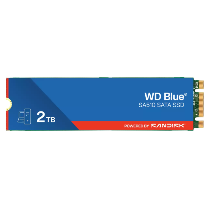 SanDisk 2TB WD Blue SA510 M.2 2280 SATA 6Gb/s SSD disk