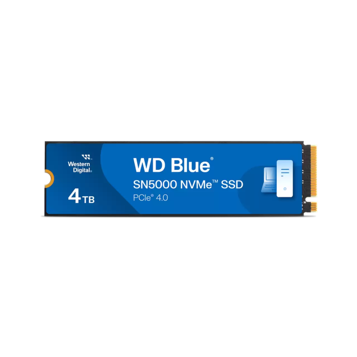 WD 4TB Blue SN5000 M.2 2280 PCI-e 4.0 NVMe 1.4 SSD disk