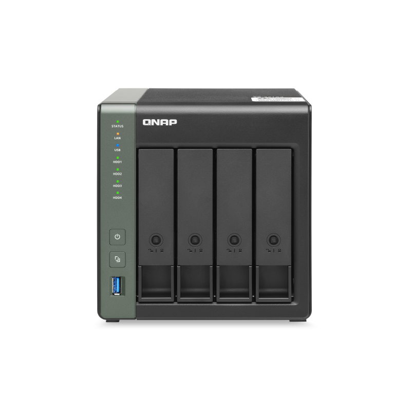 QNAP NAS strežnik za 4 diske, 4GB rama, 10Gb mreža