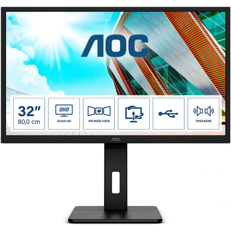 AOC Q32P2 31,5" IPS QHD 75Hz monitor