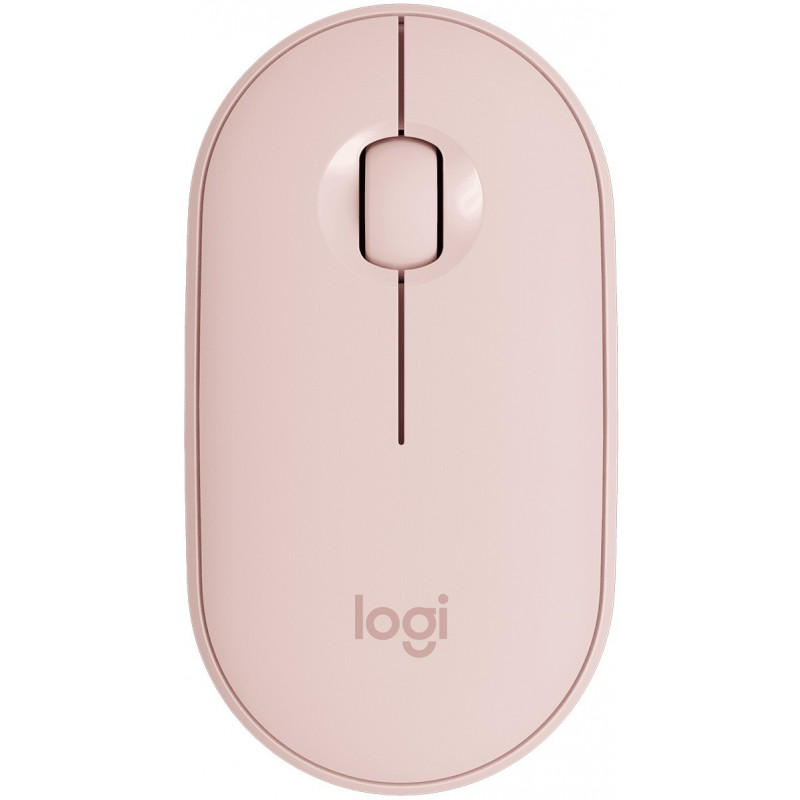 Logitech miška Pebble M350 Wireless, roza