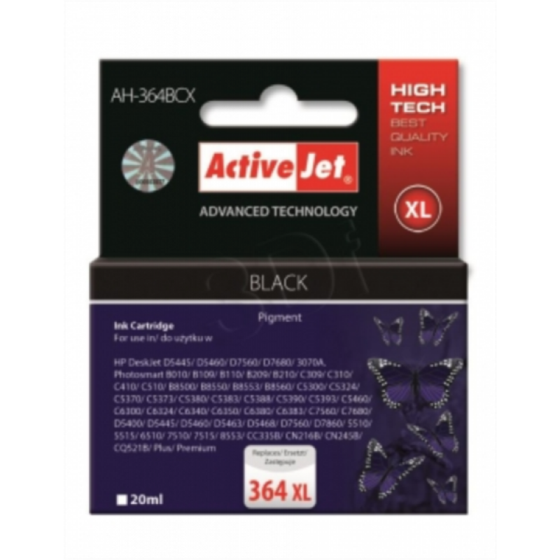 ActiveJet črno črnilo HP CN684 364XL