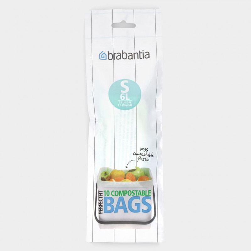 Brabantia razgradljive vrečke Perfect Fit 6L X 10 kos