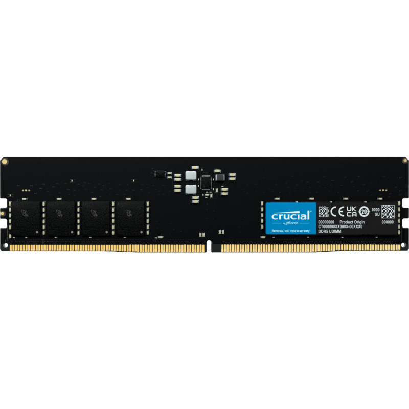Crucial 16GB DDR5-5600 UDIMM CL46, 1.1V