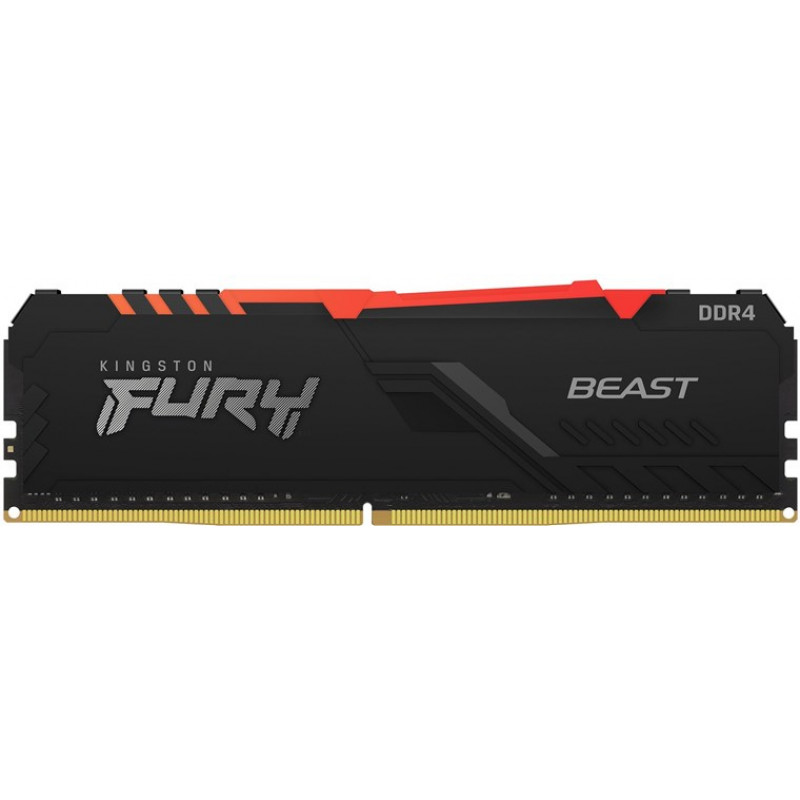 Kingston HyperX Fury Beast RGB 8GB DDR4-3200 DIMM PC4-25600 CL16, 1.2V