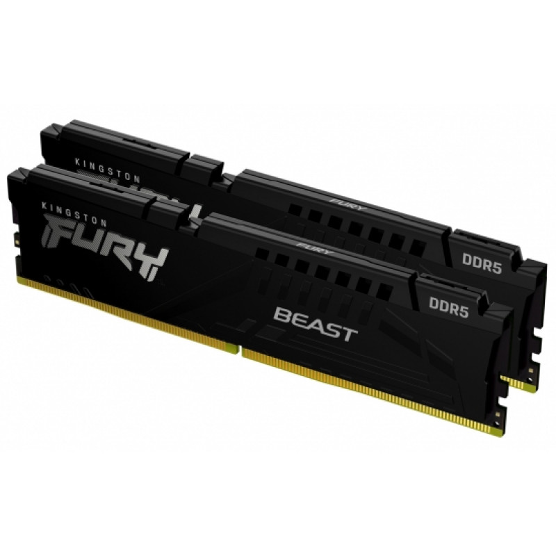 Kingston Fury Beast 32GB Kit (2x16GB) DDR5-5600 DIMM PC5-44800 CL40, 1.25V