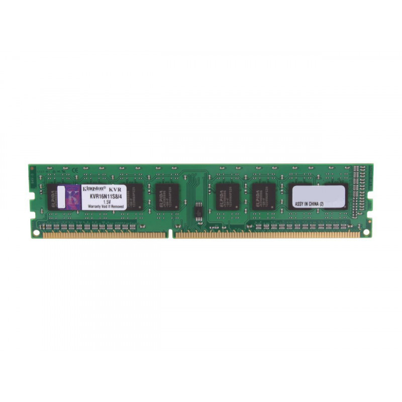 Kingston 4GB DDR3-1600MHz DIMM PC3-12800 CL11, 1.5V