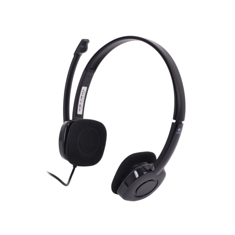 Logitech H151 slušalke stereo z mikrofonom - črne