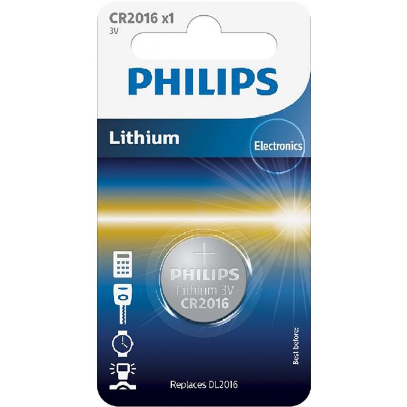 PHILIPS baterija CR2016, 3V