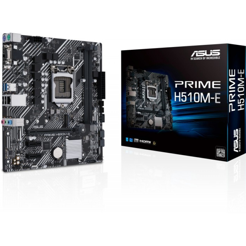 ASUS PRIME H510M-E, DDR4, SATA3, DP, USB3.2Gen1, LGA1200 mATX