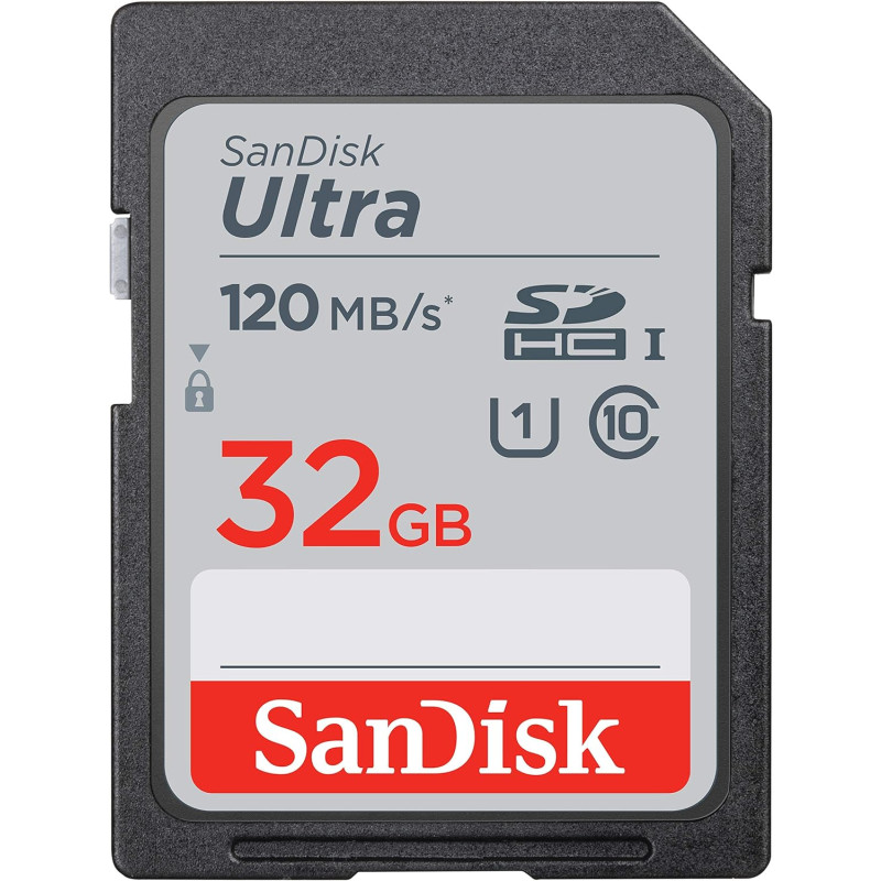 SanDisk Ultra 32GB SDHC C10, U1, Full HD, SD spominska kartica120MB/s