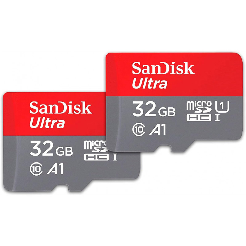 SanDisk 32GB Ultra microSDHC+ SD Adapter 120MB/s  A1 Class 10 UHS-I - dvojno pakirnanje
