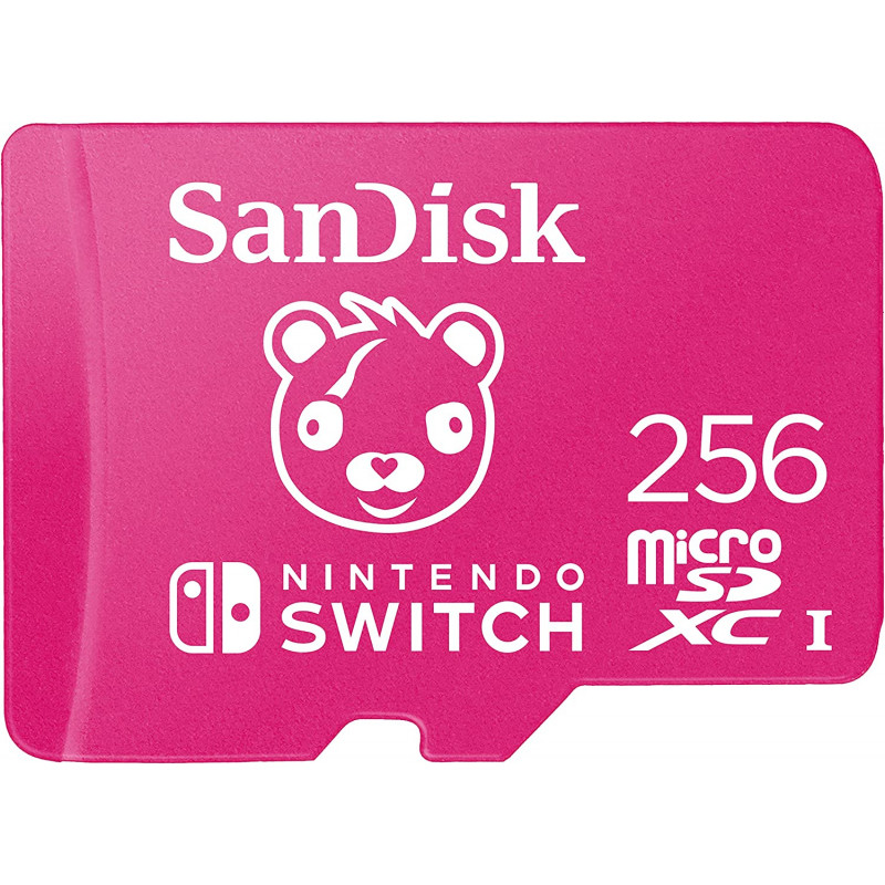 SanDisk Nintendo MicroSD UHS I Card - Fortnite Edition, Cuddle Team,  256GB