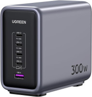 Ugreen Nexode 300W GaN II 5-portni USB polnilec - box
