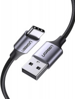 UGREEN USB A 2.0 na USB 3.0 tip C kabel 1.5m (črn) - polybag