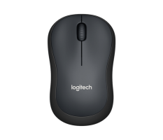 Logitech M220 Silent brezžična miška, črna