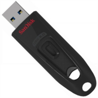Sandisk Ultra 64GB USB3.0 črn spominski ključek