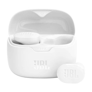 JBL Tune Buds TWS brezžične slušalke z mikrofonom, bele