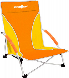 BRUNNER zložliv stol za na plažo CUBA 0404147N.C85 oranžno rumen