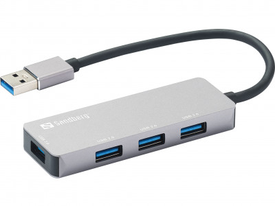 Sandberg USB hub 1x USB 3.0 + 3x 2.0