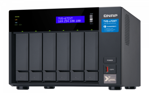 QNAP NAS strežnik za 6 diskov, 8GB ram, Thunderbolt 3, 10Gb mreža