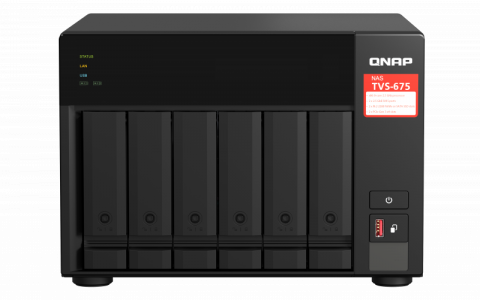 QNAP NAS strežnik za 6 diskov, 8GB ram, 2,5Gb mreža
