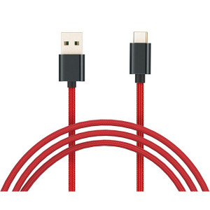 Xiaomi pleteni USB kabel tipa C - rdeč