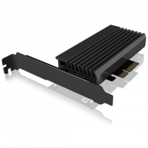Icybox IB-PCI214M2-HSL ohišje/adapter za M.2 NVMe SSDje na PCIe x4 kartico s hladilnikom