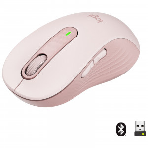 Logitech miška Signature M650, velikost L, Bluetooth, roza