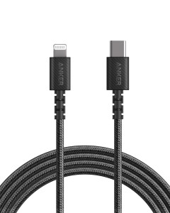 Anker PowerLine Select+ USB-C na Lightning kabel 1,8m črn