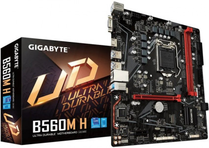 GIGABYTE B560M H, DDR4, SATA3, USB3.2Gen1, HDMI, LGA1200 mATX
