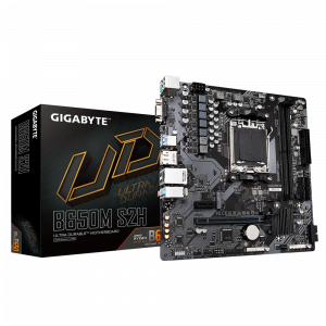 GIGABYTE B650M S2H, DDR5, SATA3, USB3.2Gen1, DP, AM5 mATX