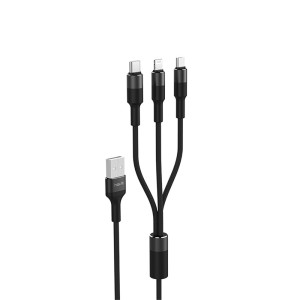 HAVIT kabel za polnjenje USB-A na Type C, Micro USB, Lightning, 1.2M