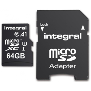 INTEGRAL 64GB A1 App Performance microSDHC/XC