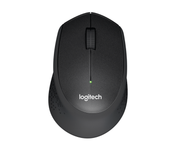 Logitech M330 Silent Plus brezžična miška, črna