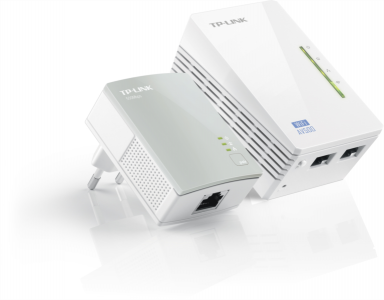 TP-LINK TL-WPA4220KIT 300Mbps AV600 WiFi Powerline Extender Starter Kit