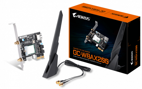GIGABYTE WBAX200 2x2 802.11ax Dual Band WIFI + BLUETOOTH 5.1 PCI-E kartica