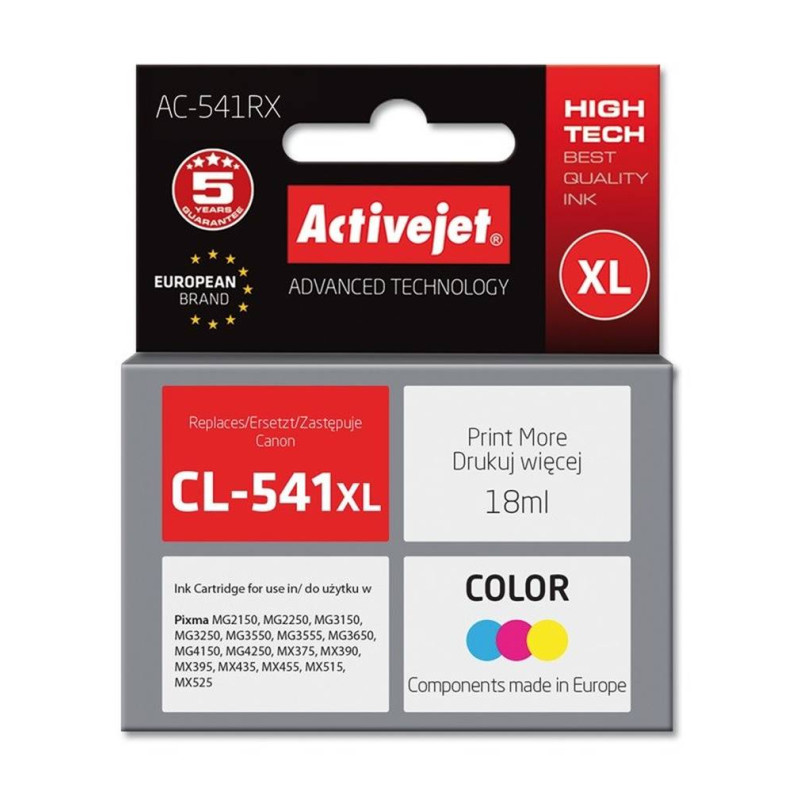 ActiveJet color ink Canon CL-541XL