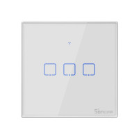 SONOFF smart wall switch Wi-Fi + RF433 triple T2EU3C-TX