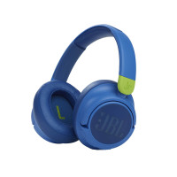 JBL JR460NC Bluetooth children's wireless over-ear headphones, blue