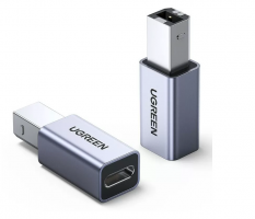Ugreen adapter USB-C female to USB-B - silver 1pc
