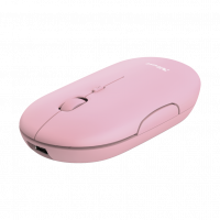 Trust Puck Bluetooth Wireless Charging Mouse - Pink