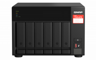 QNAP NAS server for 6 disks, 8GB RAM, 2.5GB network