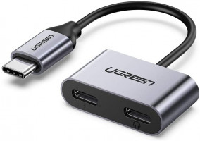 UGREEN USB-C to dual USB-C Adapter 2in1 - box