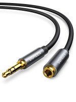 UGREEN Aux extension 3.5mm headphone extension compatible with headphones, computers, mobile phones, speakers, etc. (1m)