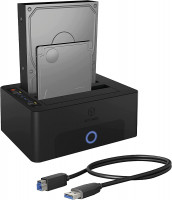 Icybox IB-1232CL-U3 docking & clone station for 2.5" and 3.5" drives