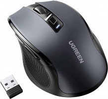 Ugreen ergonomic wireless and silent mouse with side buttons